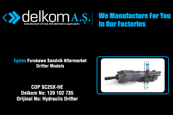 COP SC25X-HE Rock Drill Spare Parts