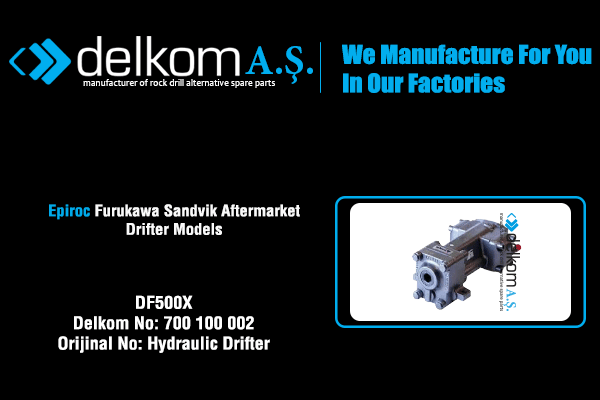 Doofor DF500X Rock Drill Spare Parts