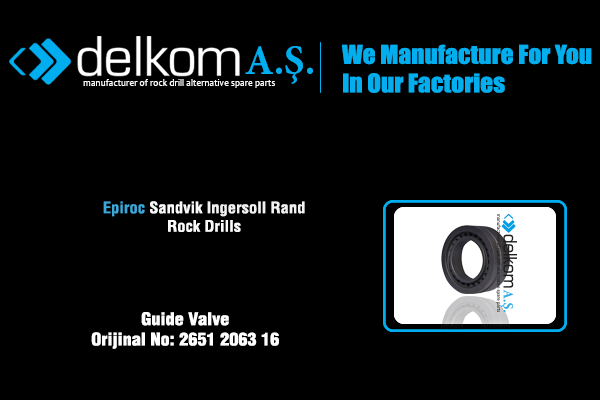 Piston Valf Yatağı Rock Drill Spare Parts