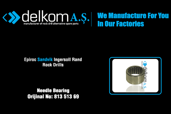 Pinyon Dişli İç Rulmanı Rock Drill Spare Parts