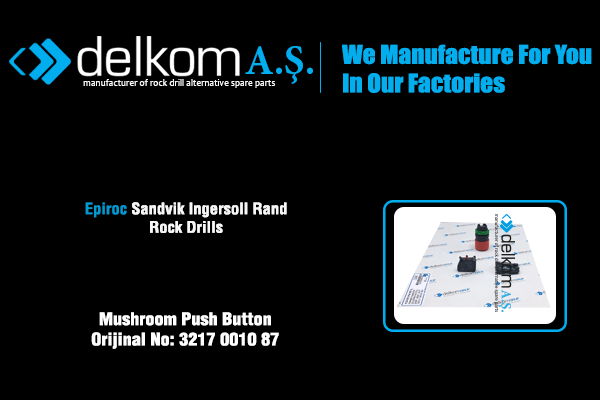 Çalıştırma Butonu Rock Drill Spare Parts