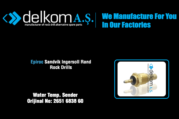 Motor Hararet Müşürü Rock Drill Spare Parts