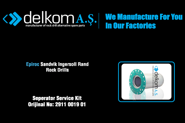 Seperatör Servis Kiti Rock Drill Spare Parts