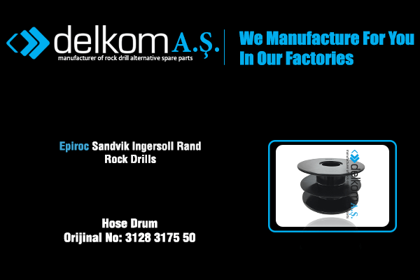 Hortum Makarası Rock Drill Spare Parts