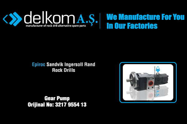 Pompa Rock Drill Spare Parts