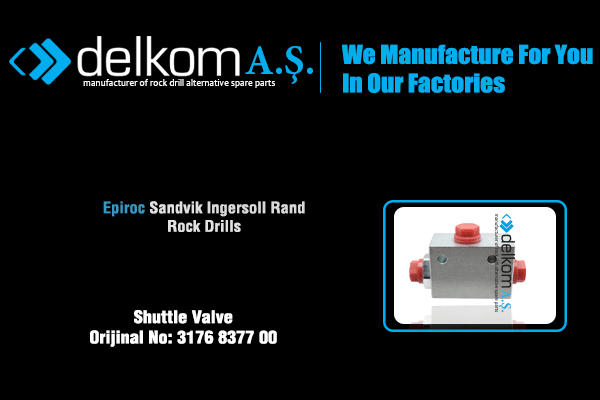 Çek Valf Ünitesi Rock Drill Spare Parts