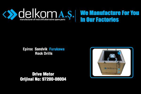 Yürüyüş Motoru Komple Rock Drill Spare Parts