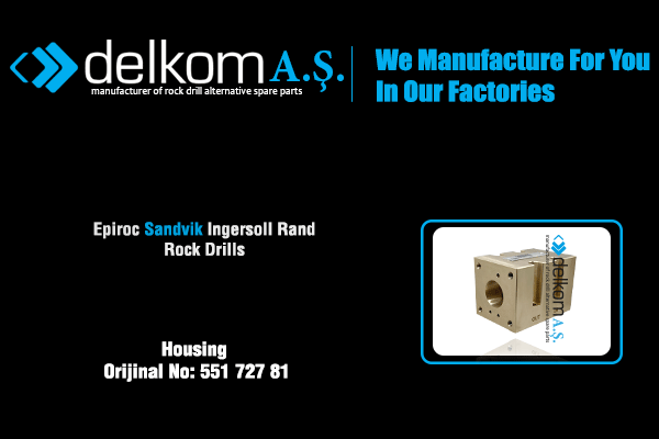 Hava Kontrol Valf Bloğu Rock Drill Spare Parts