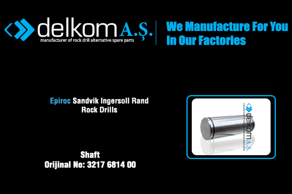 Ayak Açma Lift Pimi Rock Drill Spare Parts