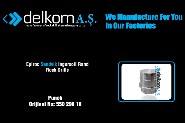 Tabanca Özel Aparatı Rock Drill Spare Parts