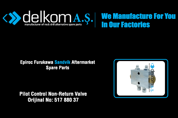 Kilit Valfi Komple Rock Drill Spare Parts