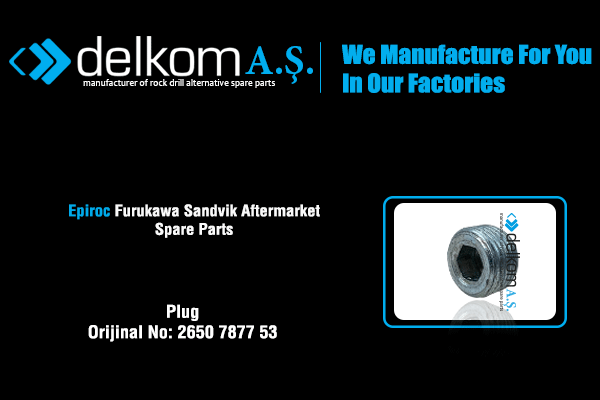 Körleme Tapası Rock Drill Spare Parts