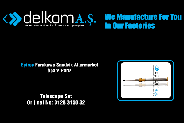 Boom Teleskobik Grubu Rock Drill Spare Parts