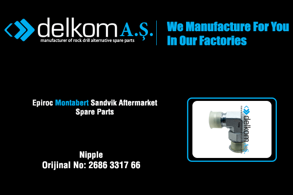Kontralı Dirsek Rock Drill Spare Parts