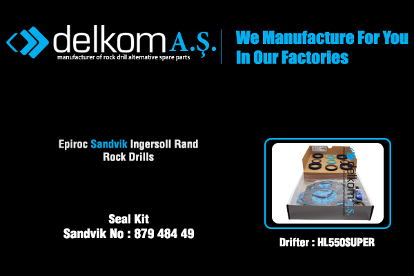 Tabanca Tamir Takımı HL550SUPER Rock Drill Spare Parts