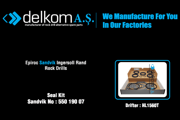 Ön Başlık Tamir Takımı HL1560T Rock Drill Spare Parts