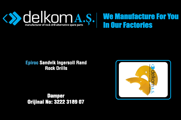 Rod Yağlama Lastiği Rock Drill Spare Parts