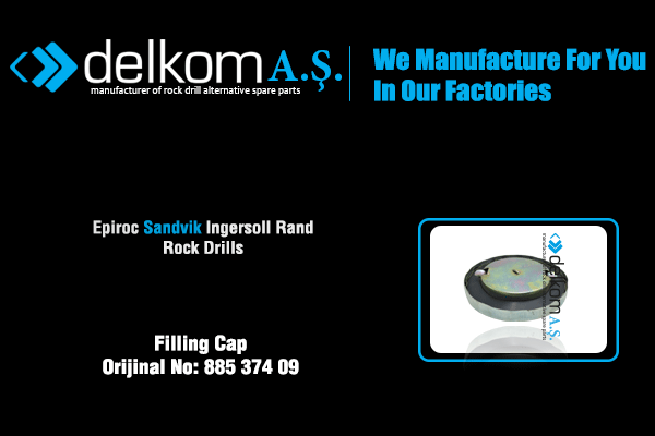 Yakıt Depo Kapağı Rock Drill Spare Parts