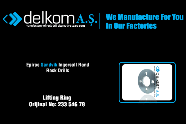 Baskı Lifti Alt Flanşı Rock Drill Spare Parts