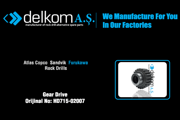 Hidromotor Dişlisi Rock Drill Spare Parts