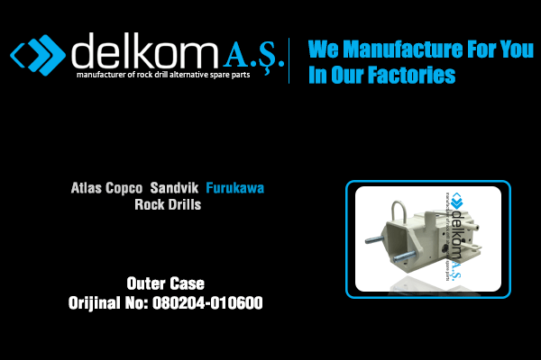 Robot Çene Kol Yatağı Rock Drill Spare Parts