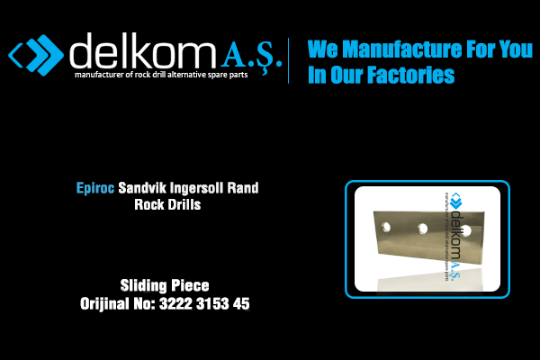 Taşıyıcı Pleyt Rock Drill Spare Parts