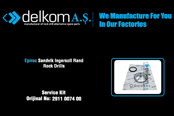 Hava Emiş Valfi Servis Kiti Rock Drill Spare Parts