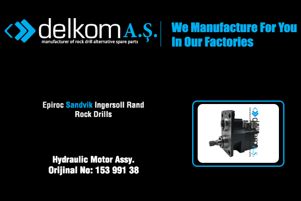 Hidromotor Komple Rock Drill Spare Parts