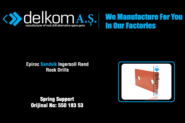 Baskı Pulu Rock Drill Spare Parts