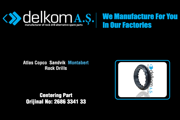 Ara Şank Yatağı Keçesi Rock Drill Spare Parts