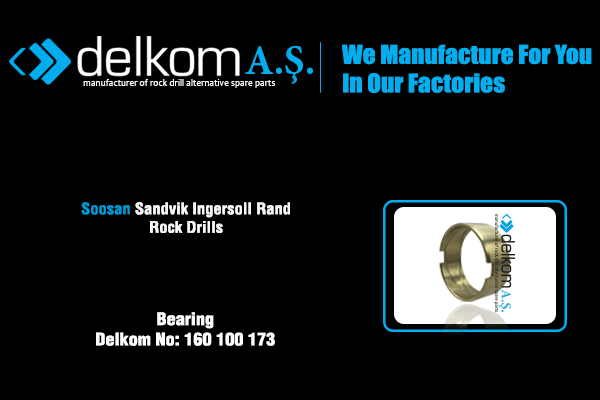 Rotasyon Yatağı Arka Rock Drill Spare Parts