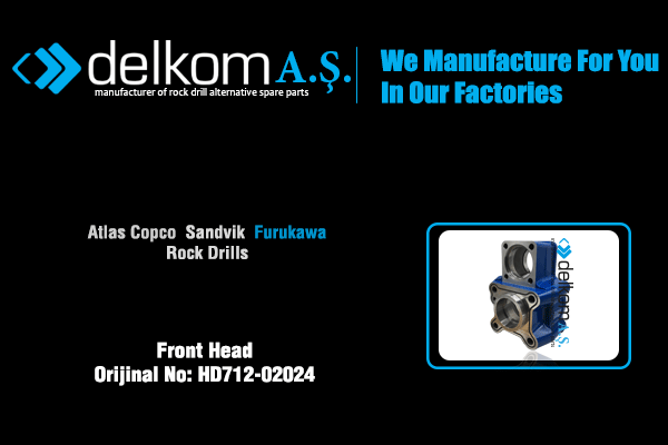 Rotasyon Dişli Gövdesi Arka Rock Drill Spare Parts