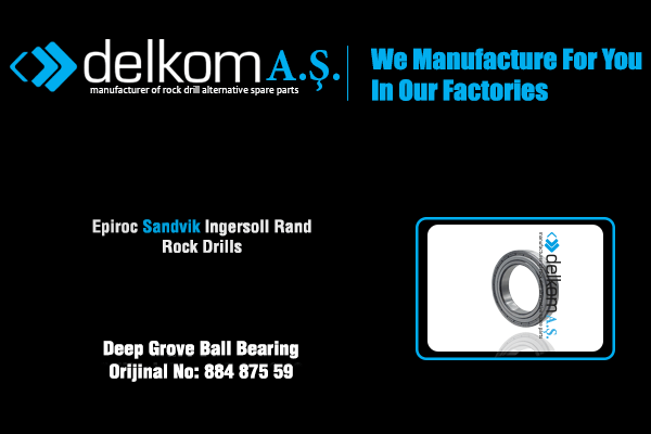 Hortum Makara Üst Rulmanı Rock Drill Spare Parts