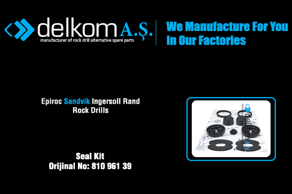 Yağ Çekisi Tamir Takımı Rock Drill Spare Parts