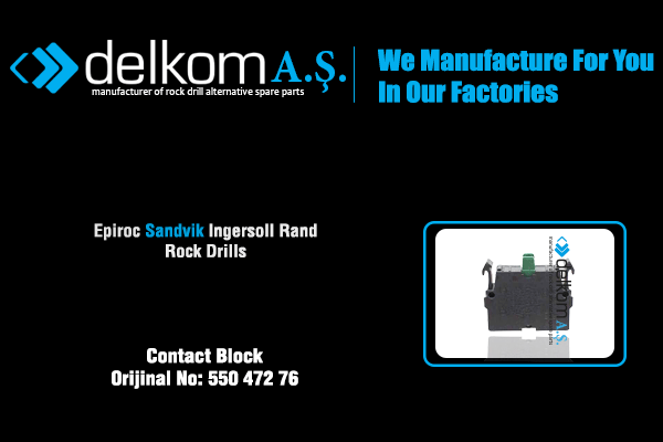 Açık Kontak Rock Drill Spare Parts