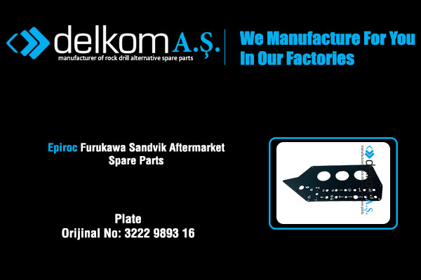 Kumanda Panel Tablası Rock Drill Spare Parts