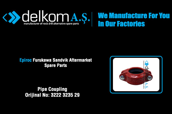 Boru Kelepçesi Rock Drill Spare Parts