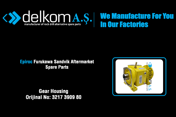 Gear Housing Rock Drill Spare Parts
