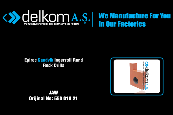 JAW Rock Drill Spare Parts